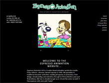 Tablet Screenshot of espressoanimation.com